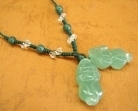 Jade Double Pi Xie Necklace