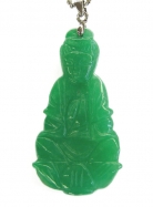 Jade Kwan Yin Pendant