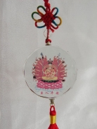 Thousand Hand Guan Yin Crystal Charm