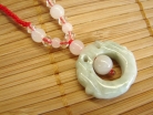 Double Dragons Chasing Pearl Necklace