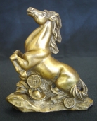 Brass Metal Horse Statue