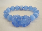 Blue Cat Eye Pi Yao Bracelet
