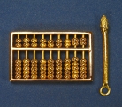 Golden Abacus with Golen Pen