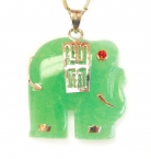 Jade Elephant Pendant