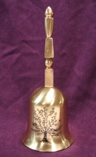 5 Element OM AH HUM Singing Bell with Life of Tree