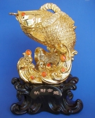Golden Jumping Fish Bringing Money