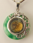 golden rat pendant