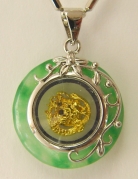 golden dragon pendant