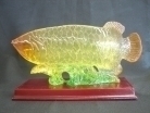 Liuli Arowana Fish Statue