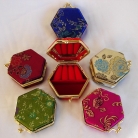 Brocade Jewelry Box with Mirror