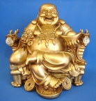 Money Buddha on Dragon Chair