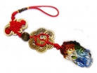 Liuli Pi Yao Charm with 5 Emperor Coin