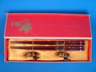 Chinese Chopsticks Set with Pictures of Dragon Phoenix