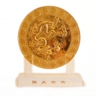 6 Heaven Gold Coins Plaque 