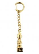 5 Element Pagoda Keychain with Tree of Life