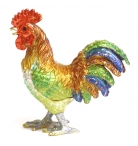 Bejeweled Metal Rooster