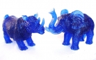 Blue Rhino and Elephant