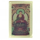 Sakyamuni Buddha with SheLi Pagoda Talisman Card
