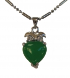 Heart-Shaped Jade Pendant