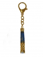 Blue Victory Dragon Baton Key Chain