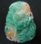 Jade Dragon Phoenix Pendants