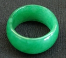 Chinese Jade Rings with Wide Band