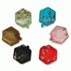 Pink Hexangular-Shaped Jewelry Box