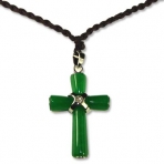 Cross Jade Pendant