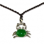 Crab Jade Pendant
