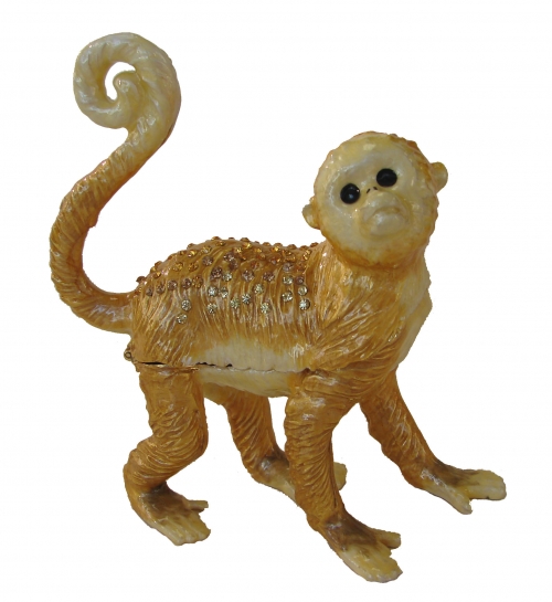 Bejeweled Golden Monkey Statue for Year of the Monkey