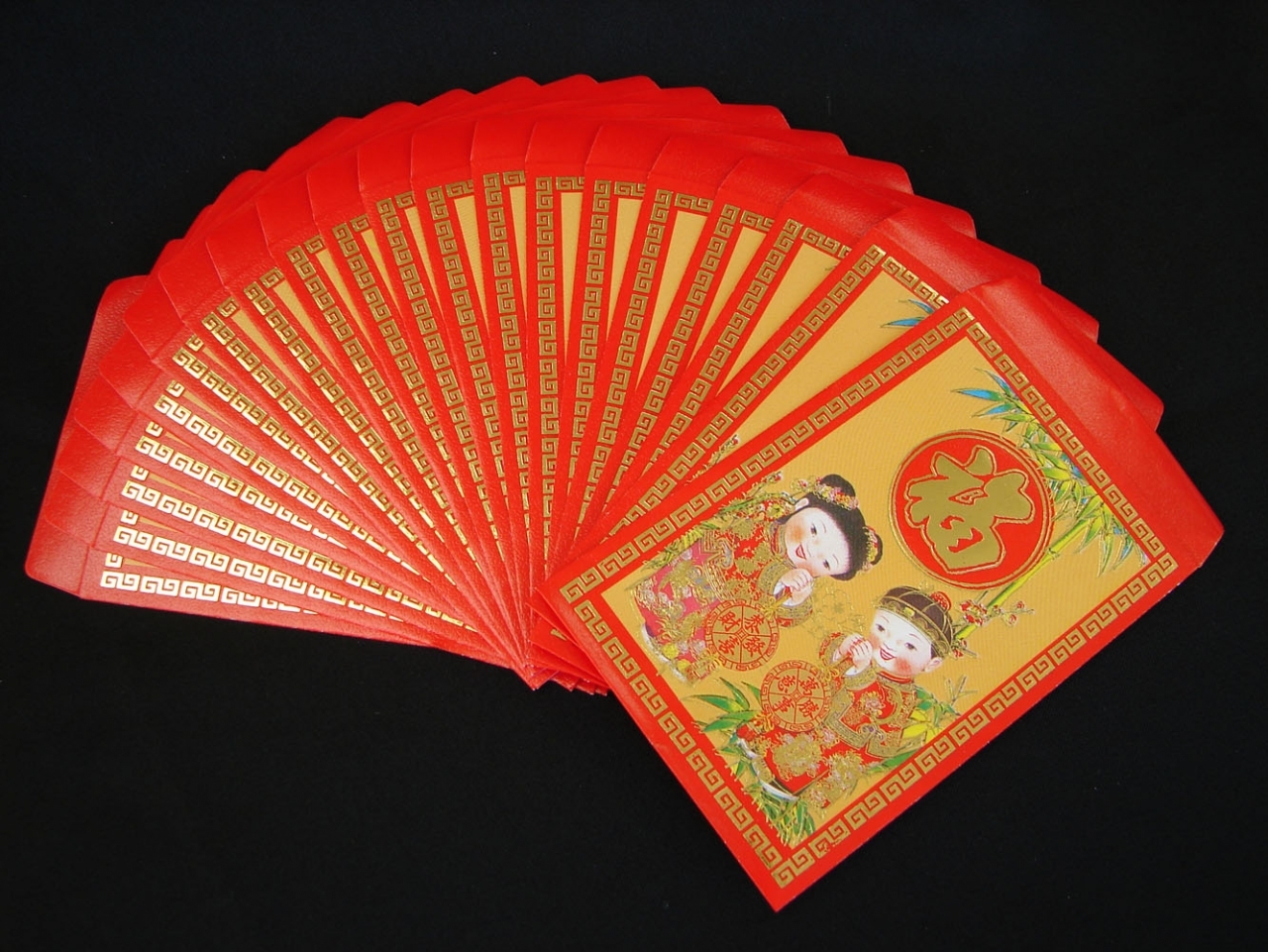 Chinese Money Envelopes, Red Envelopes, Hong Bao for Chinese New Year