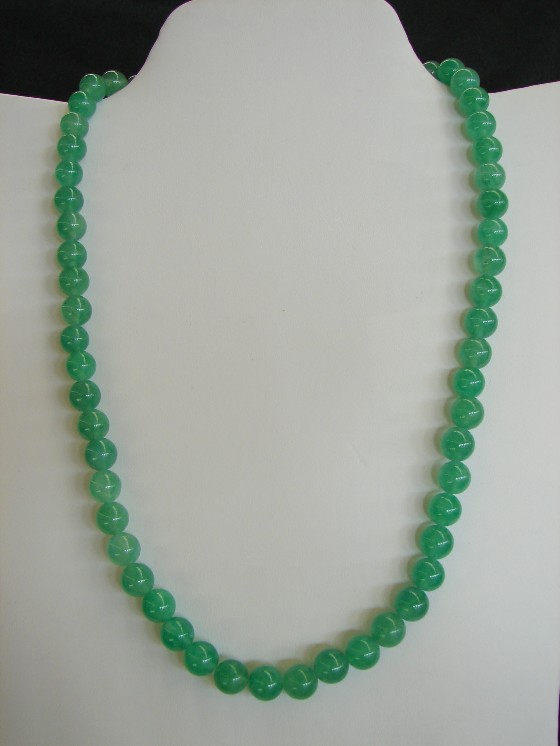 Jade Bead Necklace for Health