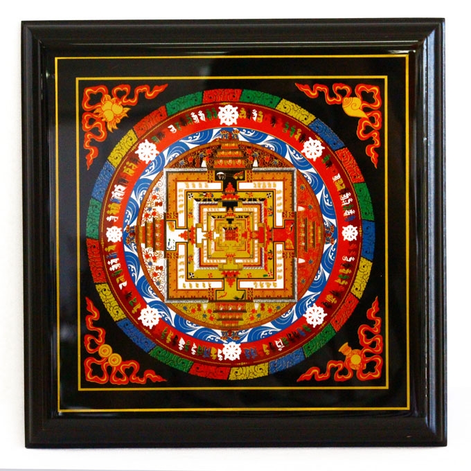 Kalachakra Mandala Plaque - Powerful symbols