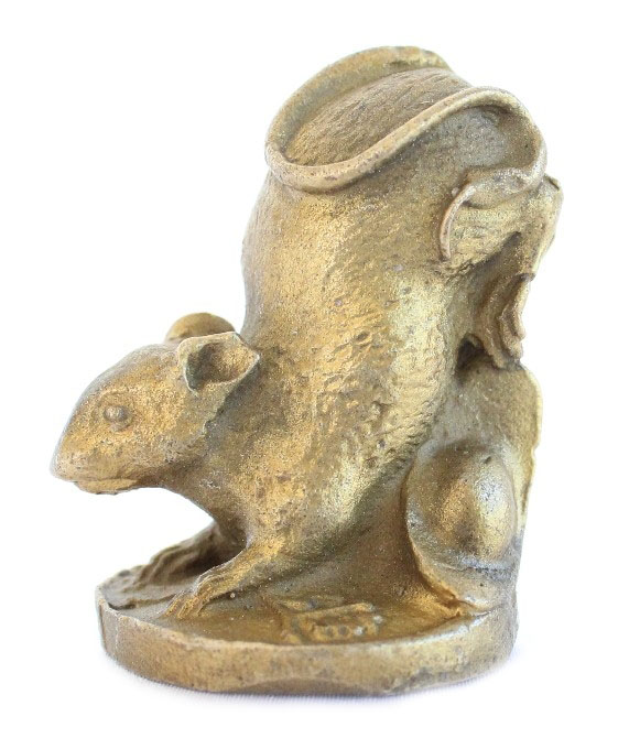Metal Rat Statue