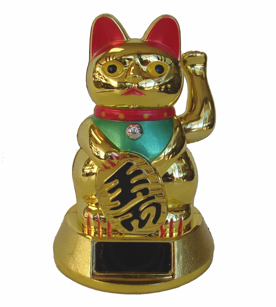 Solar Energy Golden Lucky Cat  Statue