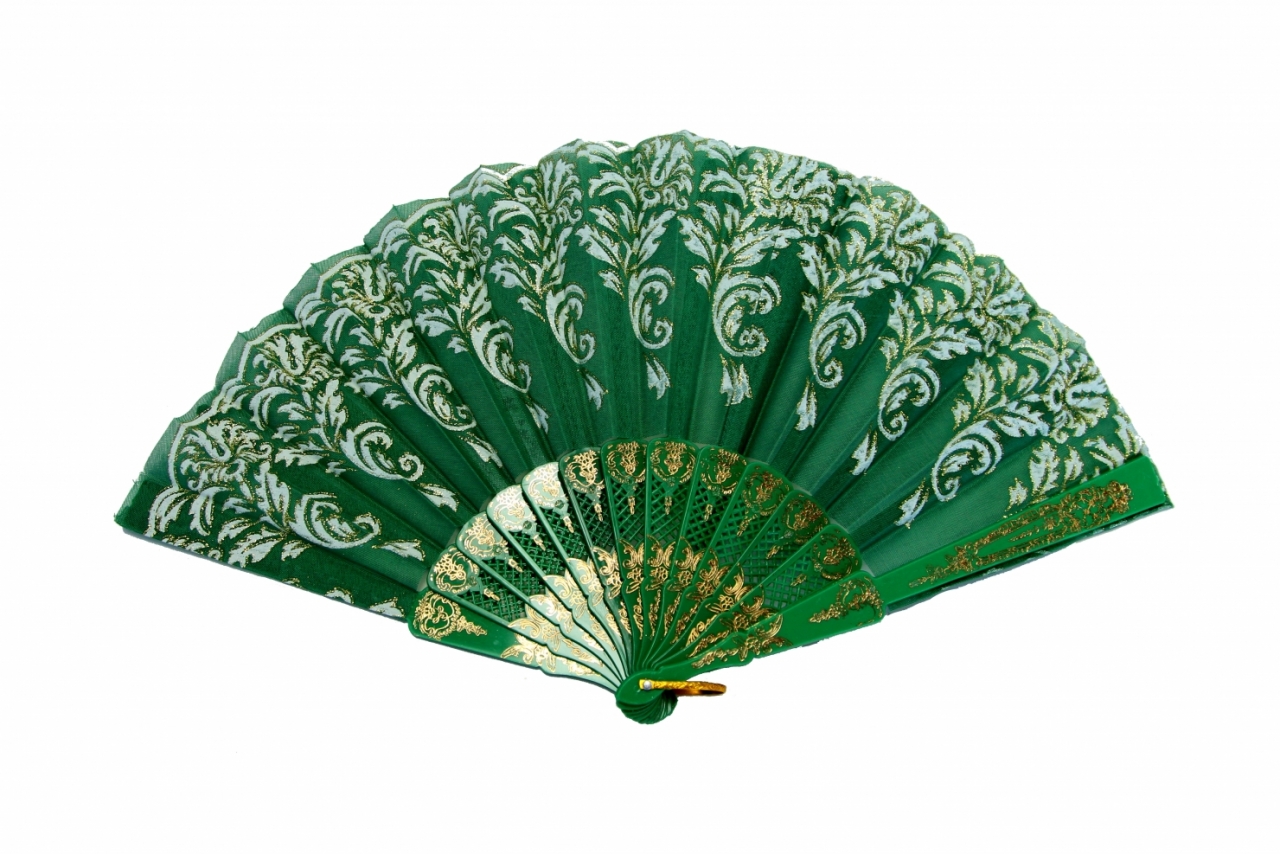 Green Hand Fan