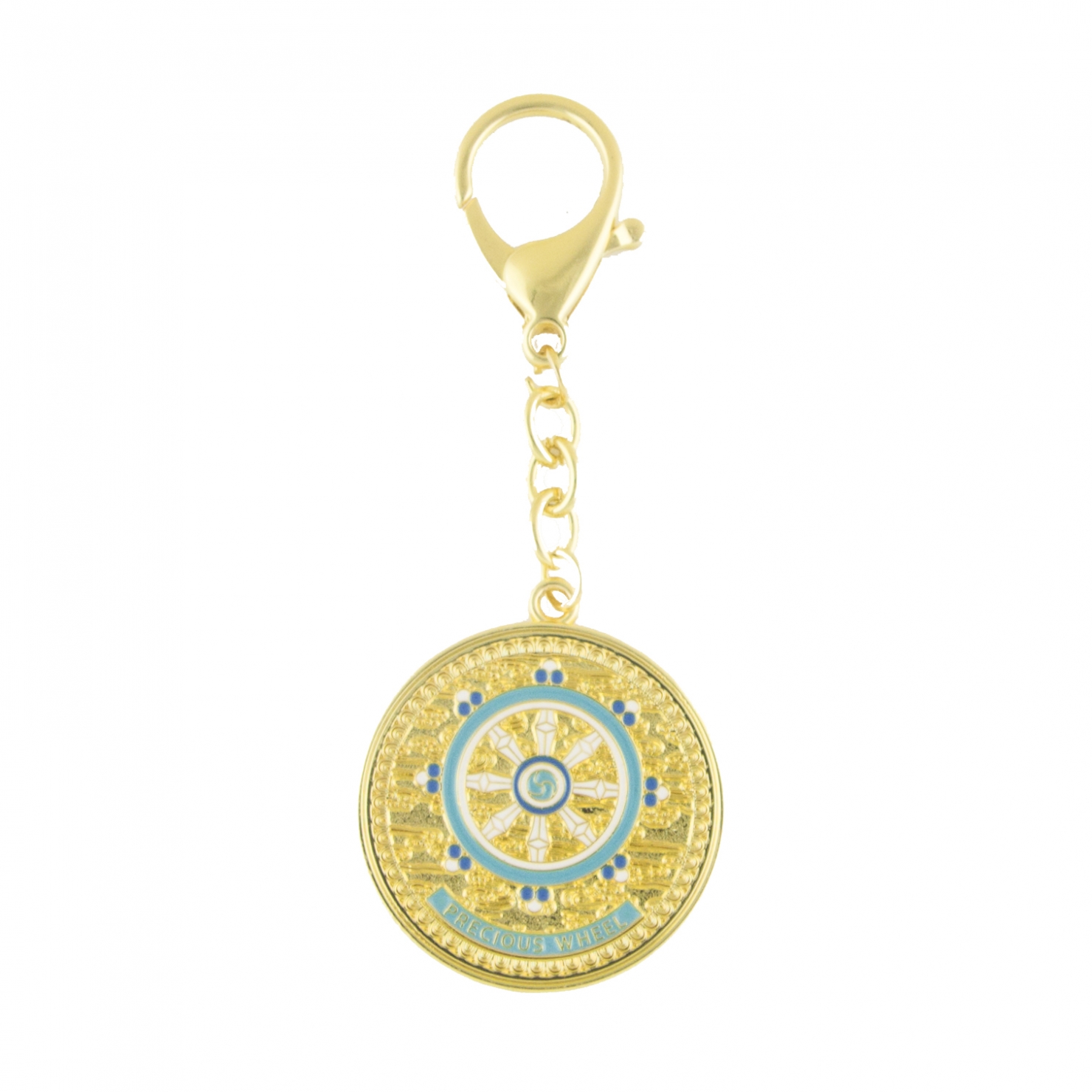 Feng Shui Precious Wheel Keychain Amulet