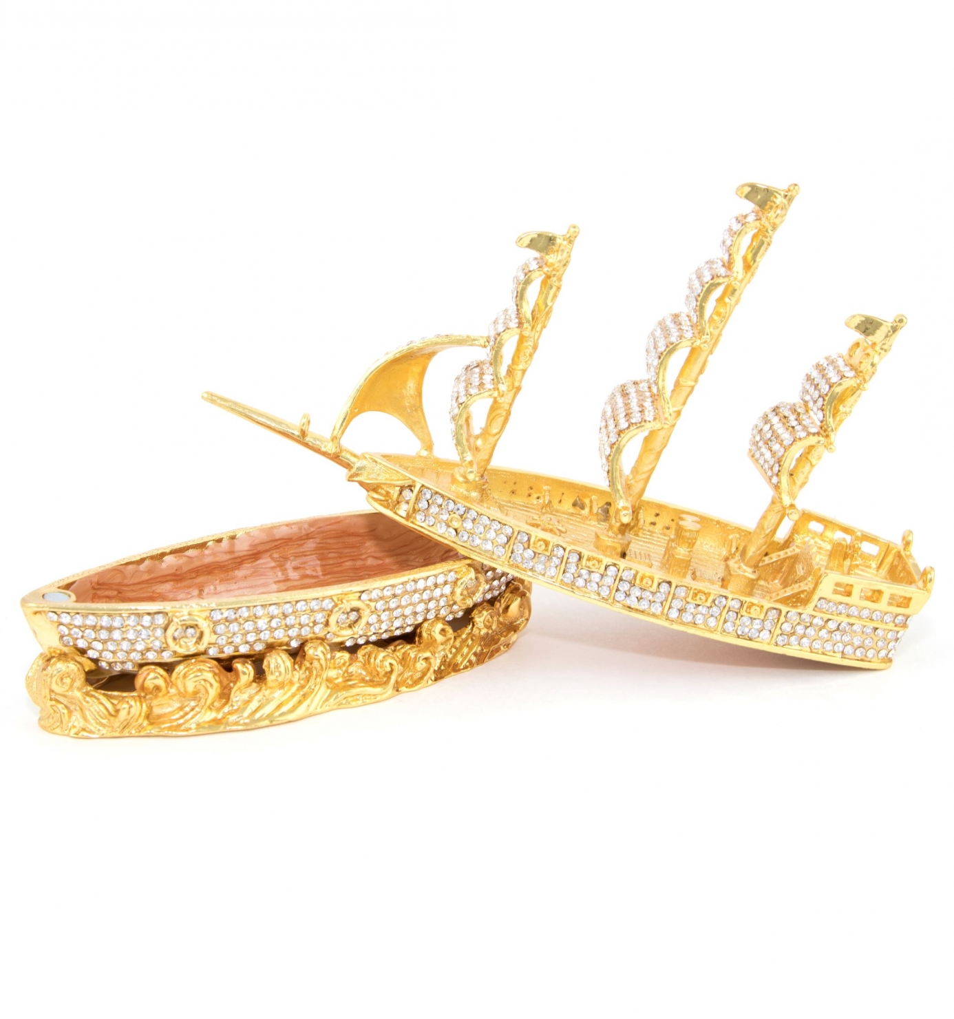 Feng Shui Bejeweled Wealth Boat, Wealth Ship1386 x 1480