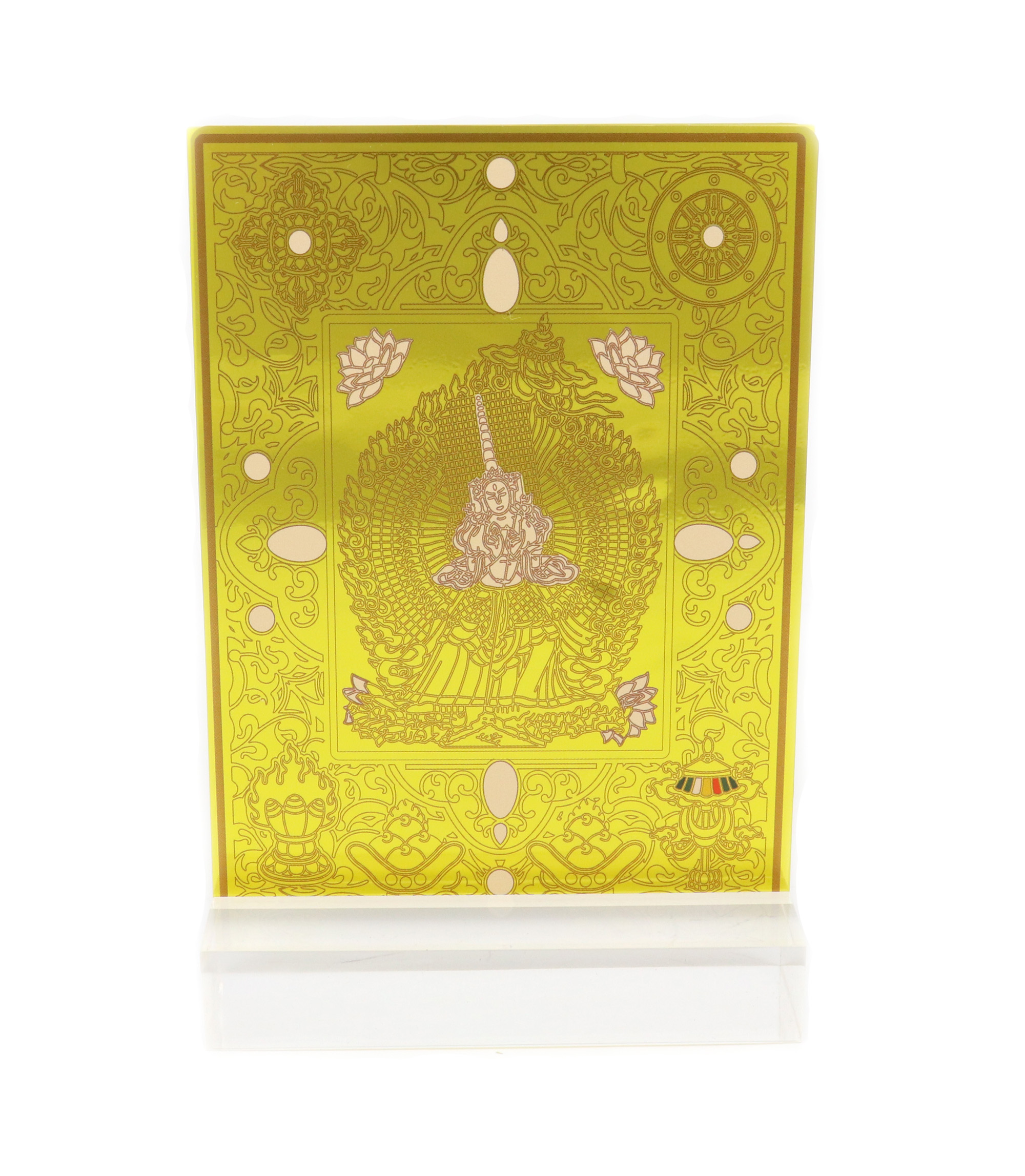 Feng Shui White Umbrella Goddess Plaque