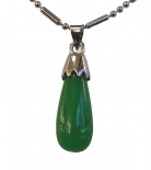 Drop-Shaped Jade Pendant