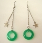 Jade Drop Earrings