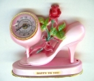 Clock, Flower and Shoe