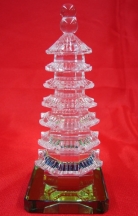 Chinese Feng Shui 7 Layer Crystal Pagodas