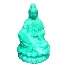Green Sitting Kwan Yin