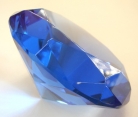 Blue Crystal Paperweight