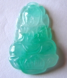 Jade Kuan Yin Pendants