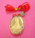 Golden Kuan Yin  Pendants