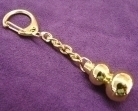Metal Wu Lou Key Chain