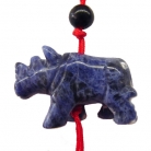 Blue Rhinoceros Charms