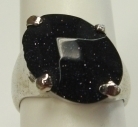 Blue Goldstone Fashion Men Rings